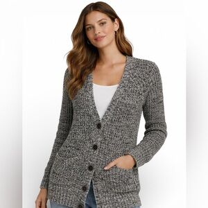 American Eagle Knit Button Front Cardigan Sweater Size L